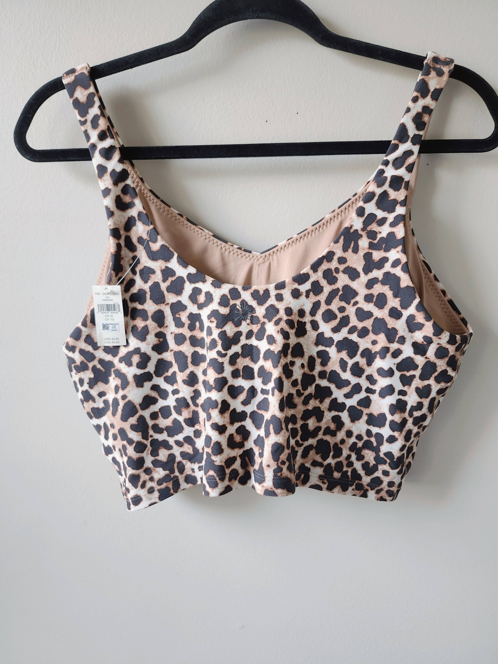 Leopard Print Sports Bra - Picture 5 of 9